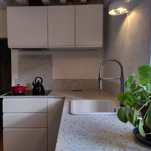 Plan de travail et crédence en...